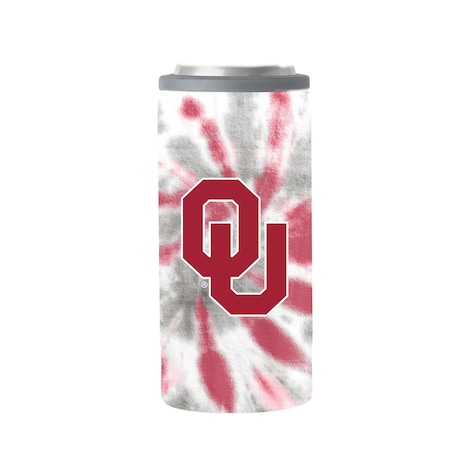 Logo Brands Oklahoma 12oz Tie Dye Slim Can Coolie 192-S12C-51